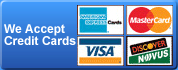 Locksmith Riverton accepts all major credit cards